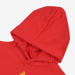 Fila Triangle Hooded Fiu T-shirt Világos Piros | HU-66479